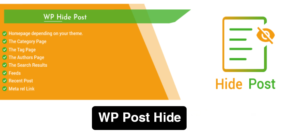 WP Post Hide WordPress plugin featured image
